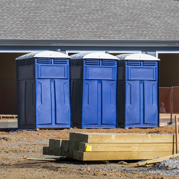 what is the cost difference between standard and deluxe portable restroom rentals in Moselle MS